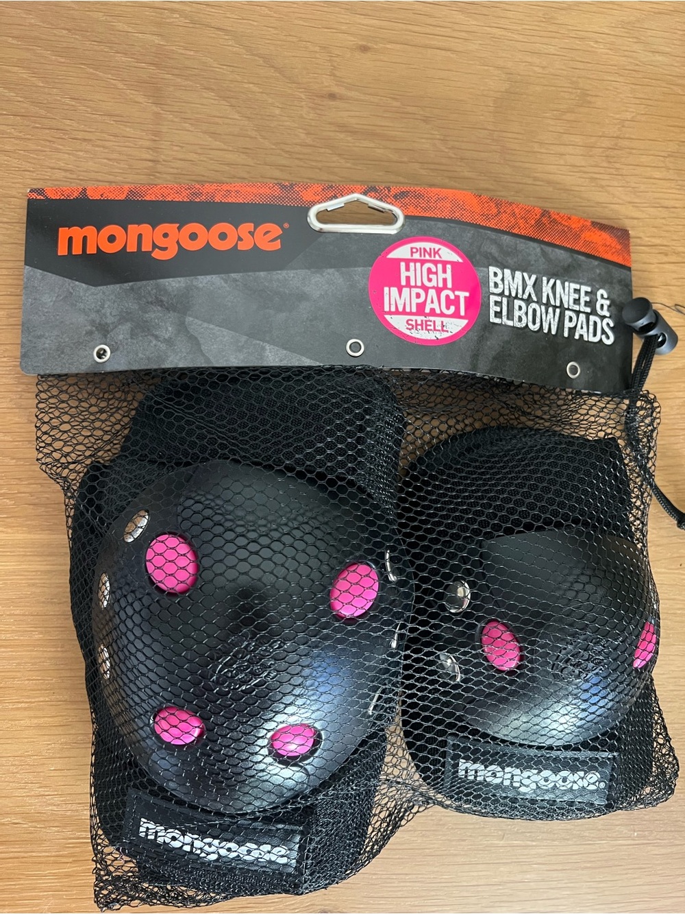 Mongoose BMX Knee & Elbow Pads High Impact  Pink